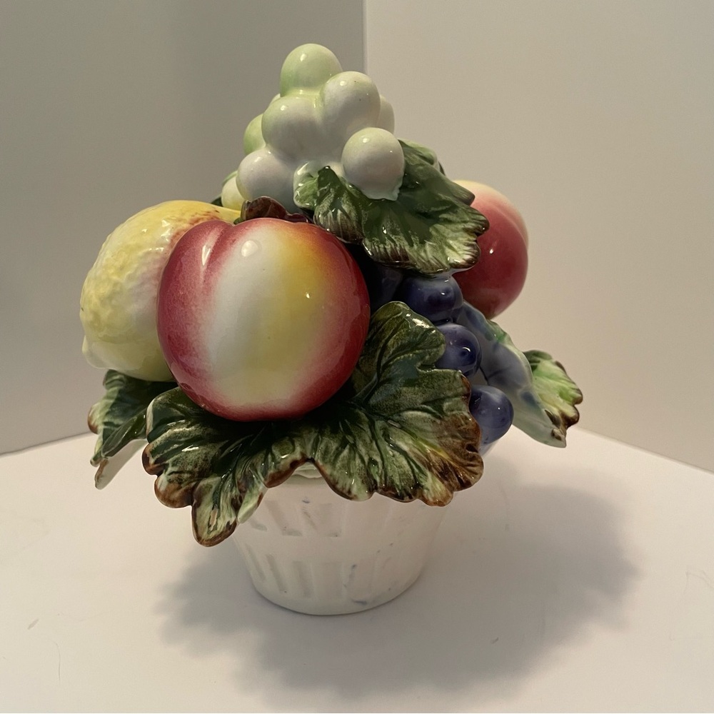 Lefton Japan Ceramic Fruit Display Centerpiece Compote